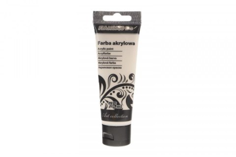 Farba akrylowa perłowy kolor: perłowy biały 75ml Flamingo Line (175)