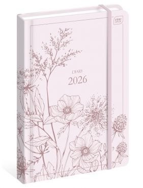 Kalendarz książkowy (terminarz) METAL. Wildflowers B5 Interdruk (192 strony)