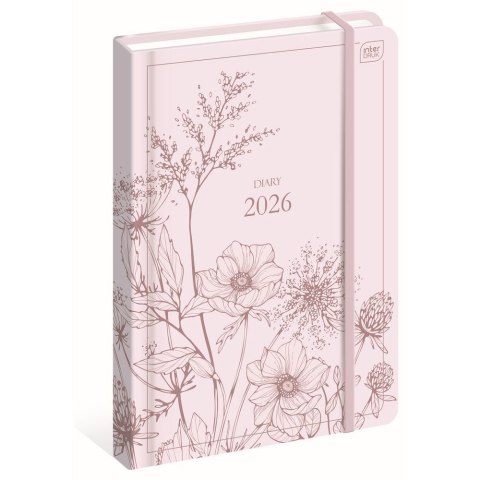 Kalendarz książkowy (terminarz) METAL. Wildflowers B5 Interdruk (192 strony)
