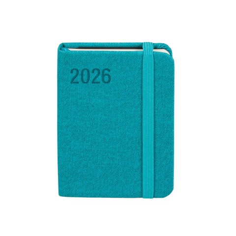 Kalendarz książkowy (terminarz) TURKUSOWY AVANGARDA A7 Antra (2026)
