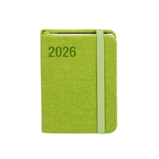 Kalendarz książkowy (terminarz) ZIELONY AVANGARDA A7 Antra (2026)