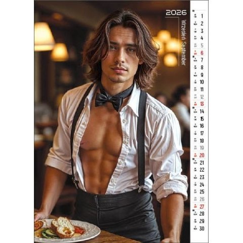 Kalendarz ścienny MAN, PASSION&WORK 13- planszowy 300mm x 350mm Jotan (WPK148)