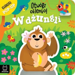 Książka dla dzieci Otwórz okienko! W dżungli. Aksjomat