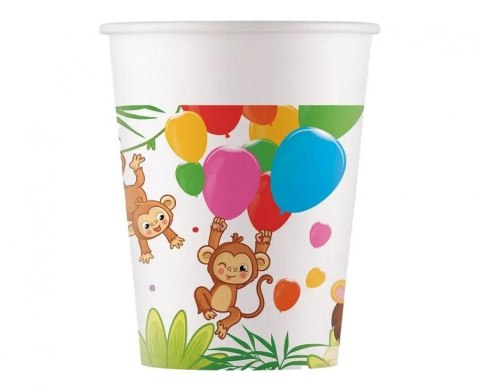 Kubek jednorazowy JUNGLE BALLOONS papier 200ml Godan (93781)