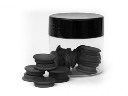 Magnes czarny śr. 20mm Tierra 20 sztuk