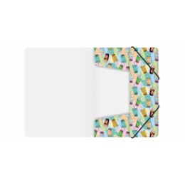 Teczka plastikowa na gumkę BUBBLE TEA A4 mix Biurfol (TGN-A4-37)