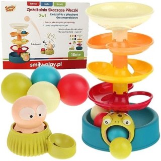 Zabawka edukacyjna zjeżdżalnia skaczące piłeczki Smily Play (SP84959)