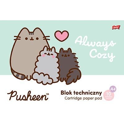 Blok rysunkowy Pusheen A4 biały 20k Unipap
