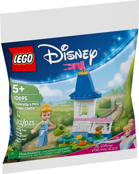Klocki konstrukcyjne Disney Princess Miniaturowy zamek Kopciuszka z ogrodem Lego (30695)