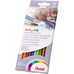 Kredki akwarelowe 12 kol. Pentel (CB9-12U)