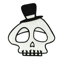 Maska czaszka Arpex (KM5593CZA-5517)