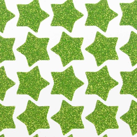 Naklejka (nalepka) brokatowe z pianki zielone Arpex (BN7901ZIE-8663)