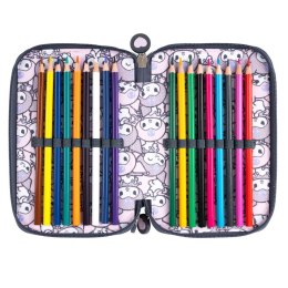 Piórnik KUROMI POTRÓJNY St.Majewski (z wyposażnieniem)