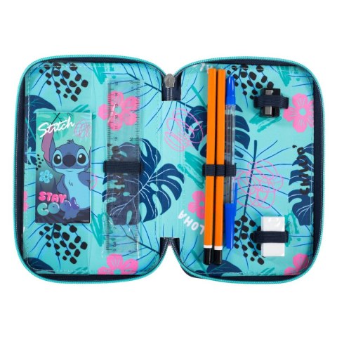 Piórnik STITCH STAY COOL POTRÓJNY St.Majewski (z wyposażnieniem)