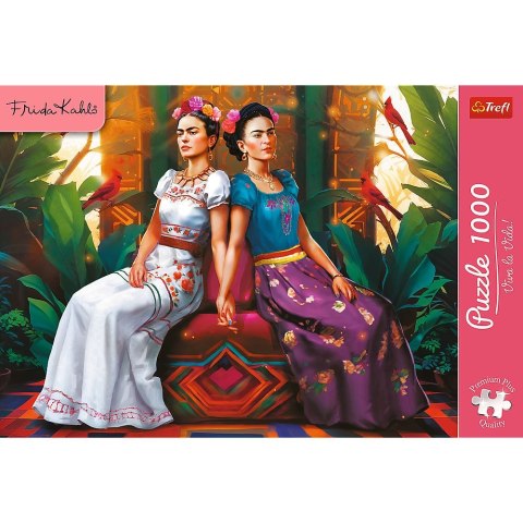 Puzzle Premium Plus Frida Kahlo: Dwa oblicza 1000 el. Trefl (12095)
