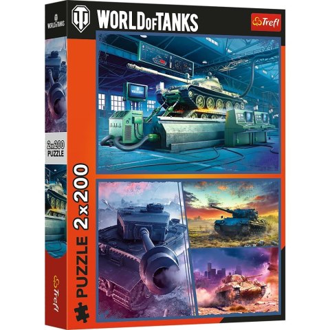 Puzzle World Of Tanks Pancerna misja 2x200 el. Trefl (13346)