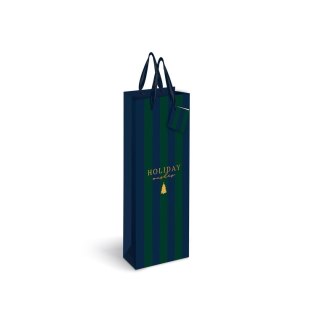 Torba prezentowa na butelkę BOŻE NARODZENIE [mm:] 130x360x 100 Interdruk (190G)
