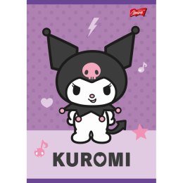 Zeszyt Kuromi aminowany A5 32k. 70g linia podwójna Unipap