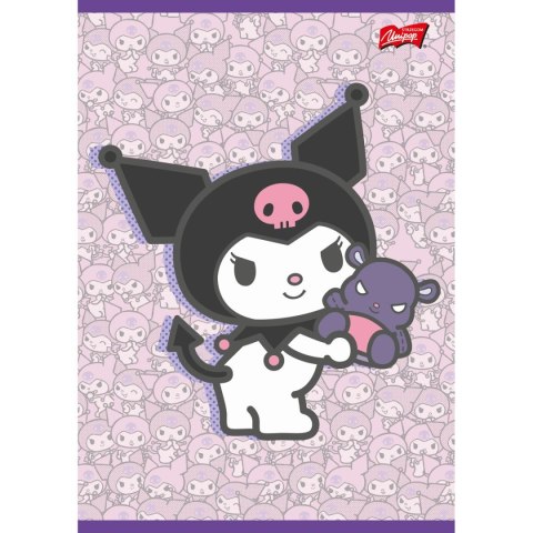 Zeszyt Kuromi aminowany A5 32k. 70g linia podwójna Unipap