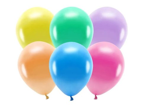 Balon gumowy Eco metalizowane mix 260mm Partydeco (ECO26M-000-10)