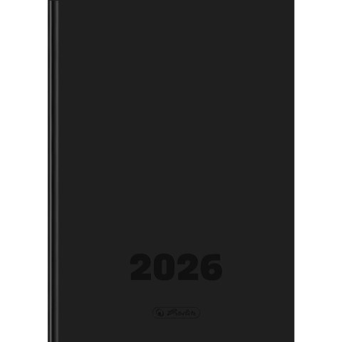 Kalendarz książkowy (terminarz) DTP dzienny szefa czarny B5 Herlitz (400204114)