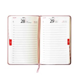 Kalendarz książkowy (terminarz) DZIENNY LUX metalic B6 Avanti (KKB6DL)