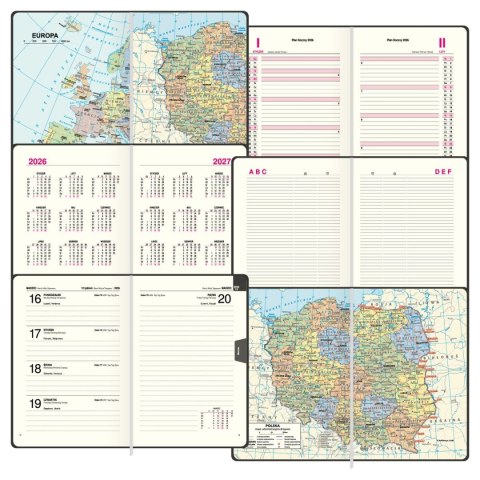 Kalendarz książkowy (terminarz) dwuletni A5 Press