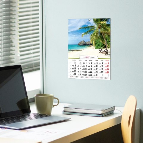 Kalendarz ścienny A4 KRAJOBRAZY A4 x 300mm Press (5904830713435)