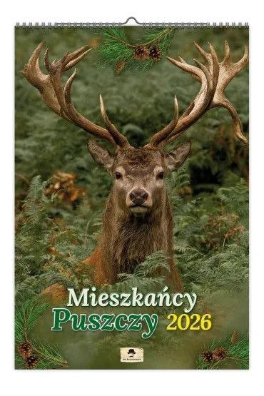 Kalendarz ścienny Mieszkańcy PUSZCZY 320mm x 470mm Pan Kalendarzyk (A3 VD.11)