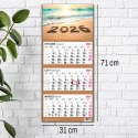 Kalendarz ścienny PLAŻA 310mm x 790mm Press