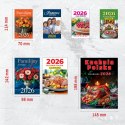 Kalendarz ścienny ZDZIERAK KUCHNIA POLSKA A6 Press