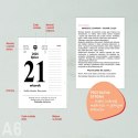 Kalendarz ścienny ZDZIERAK KUCHNIA POLSKA A6 Press