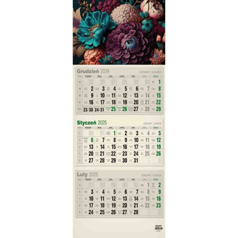 Kalendarz ścienny mix PŁASKI 310mm x 680mm Avanti (KTT-2)