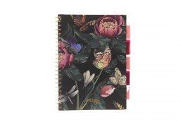 Kołozeszyt (kołonotatnik) ZIELONY KWIAT A4 100k. 80g krata Strigo (PADS077)