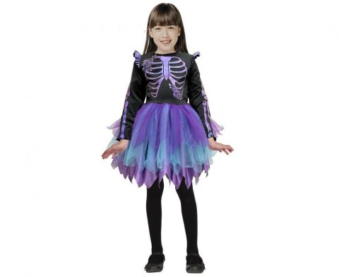 Kostium Strój dla dzieci Fioletowy Kościotrup (sukienka), rozm. 130/140 cm Godan (SL-FK13)