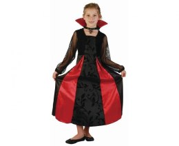 Kostium Zestaw dla dzieci Diabelska Wampirzyca (sukienka, kołnierz), rozm. 130/140 cm Godan (SL-DW13)