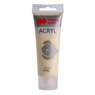 Farba akrylowa kolor: kość słoniowa 75ml Happy Color (HA 7370 0075-435)