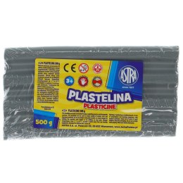 Plastelina Astra 1 kol. popielata 500g