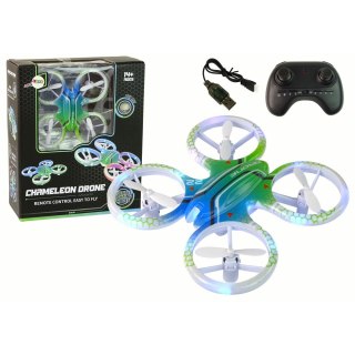 Dron Zdalnie Sterowany Światła Kolorowy Lean (16080)