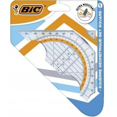 Ekierka blister +kątomierz w jednym Bic (9967421)