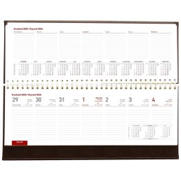 Kalendarz biurkowy GRANATOWY VIVELLA LEŻĄCY 300mm x 145mm Wydawnictwo Wokół Nas (KB 047 B)