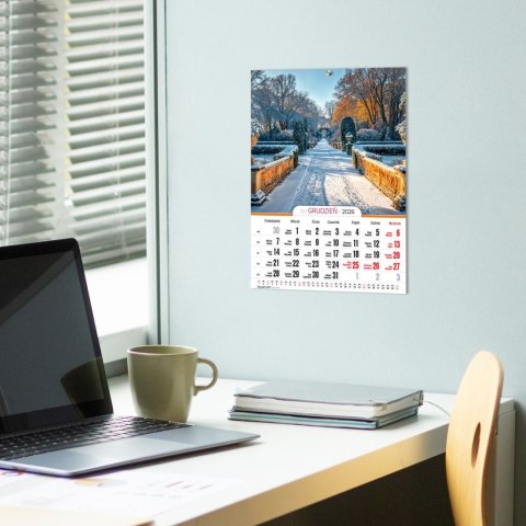 Kalendarz ścienny A4 OGRODY A4 Press (5904830713411)