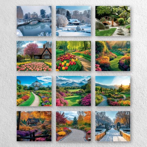 Kalendarz ścienny A4 OGRODY A4 Press (5904830713411)