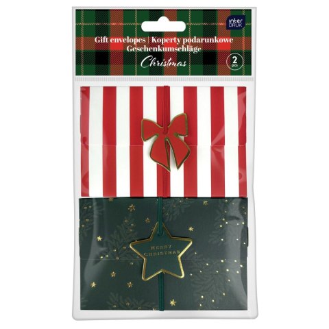 Koperta specjalnego przeznaczenia CHRISTMAS Z GUMKĄ Interdruk (2 SZT)