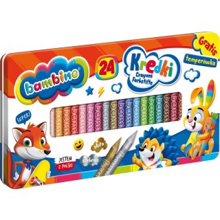 Kredki ołówkowe Bambino 24 kol. St.Majewski