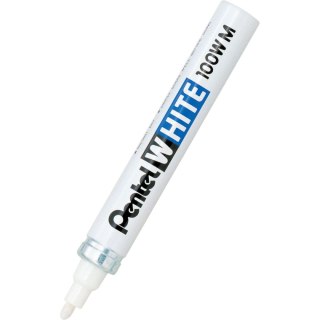Marker olejowy wkład biały okrągła końcówka Pentel