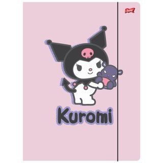 Teczka kartonowa na gumkę KUROMI A4 300g/m2 A4 mix 300g Unipap