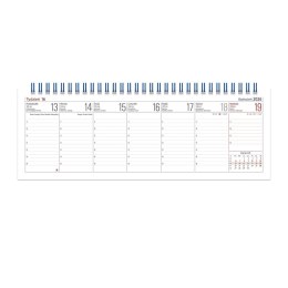 Kalendarz biurkowy PODSTAWA BIAŁA 310mm x 126mm Telegraph