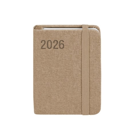 Kalendarz książkowy (terminarz) BEŻOWY AVANGARDA A7 Antra (2026)