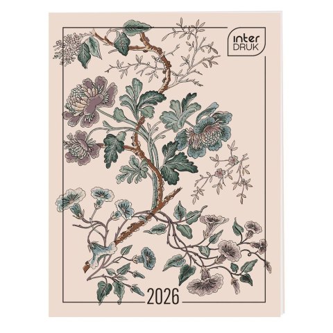 Kalendarz książkowy (terminarz) KIESZONKOWY 80mm x 105mm Interdruk (MIĘKKA OPRAWA)